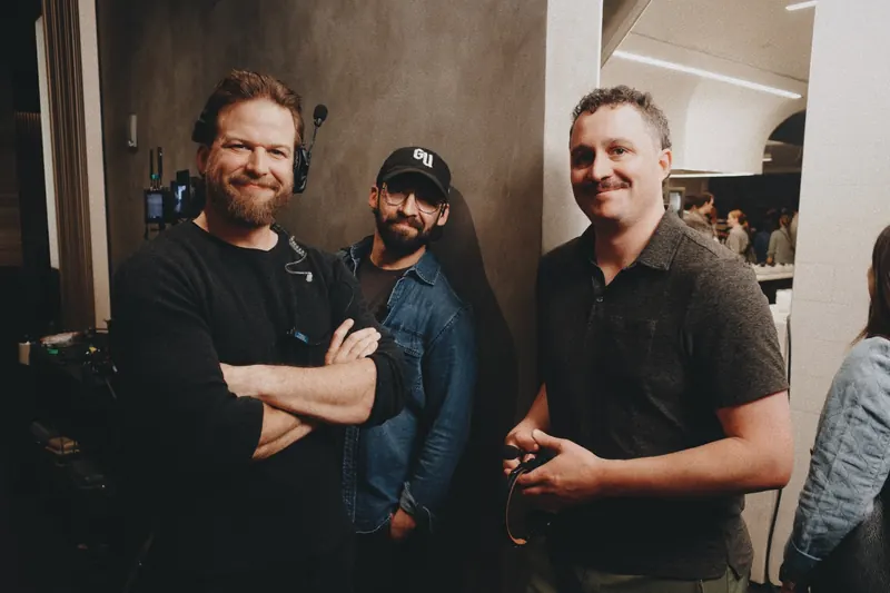 Grand Union Creative crew filming on location — behind the scenes 2