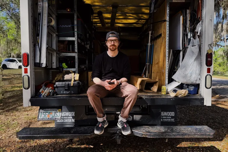 Grand Union Creative crew filming on location — behind the scenes 6