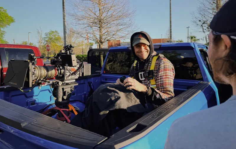 Grand Union Creative crew filming on location — behind the scenes 7