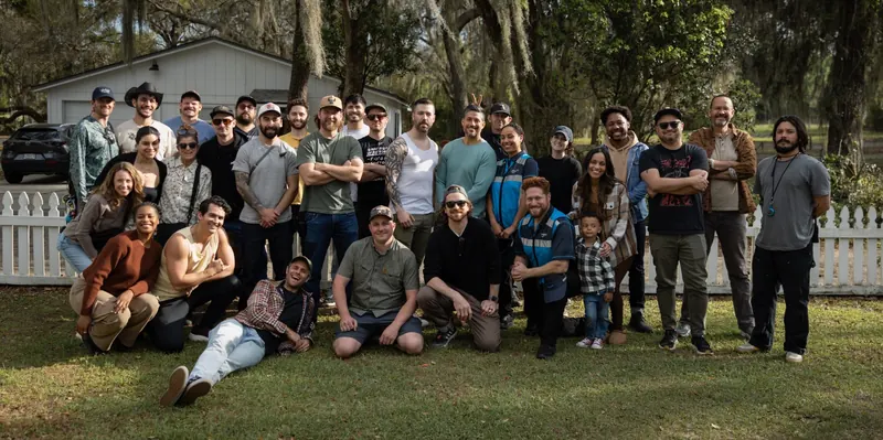 Grand Union Creative crew filming on location — behind the scenes 11