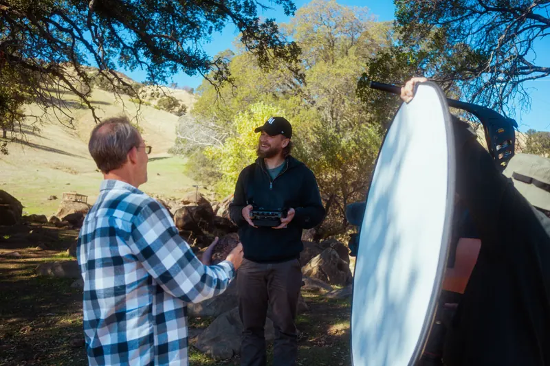 Grand Union Creative crew filming on location — behind the scenes 13